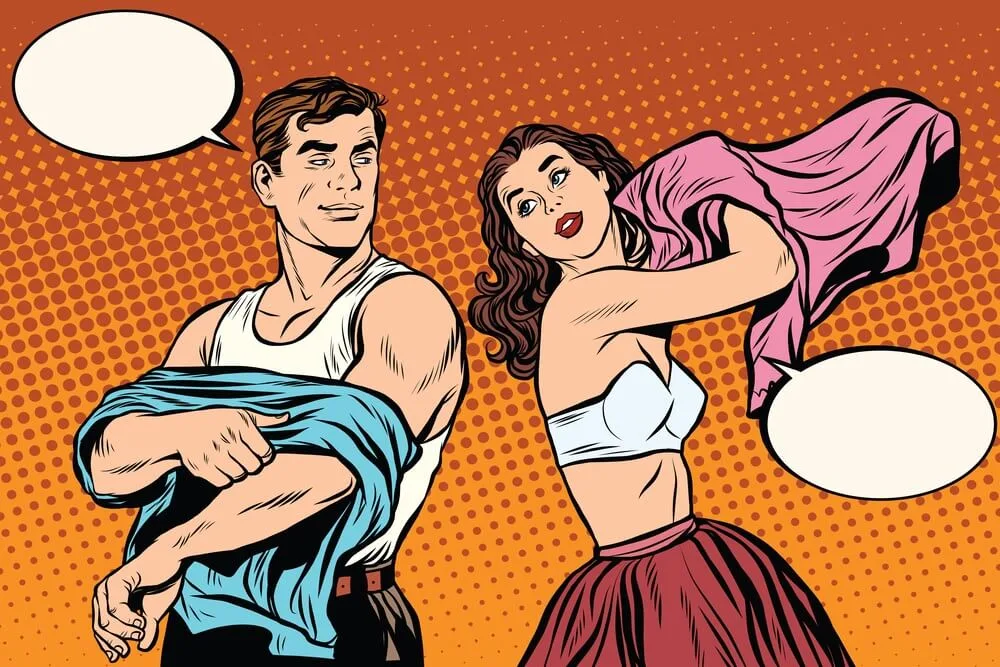 animated couple